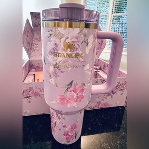 Stanley x LoveShackFancy Quencher 40oz Tumbler, Happy Thoughts - NEW IN BOX!